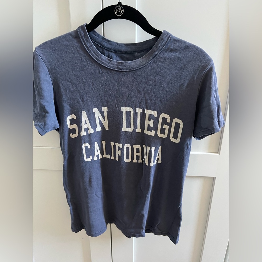 Brandy Melville Blue San Diego California Tee